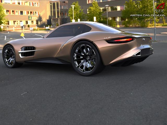 22-летний дизайнер любитель создал великолепный Mercedes SLR McLaren